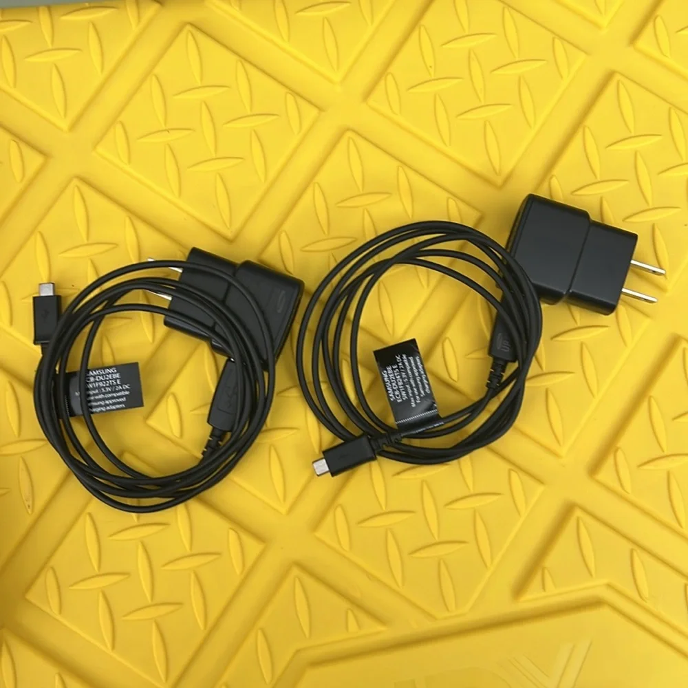 Lot of 2 Samsung Micro USB Chargers NWOT